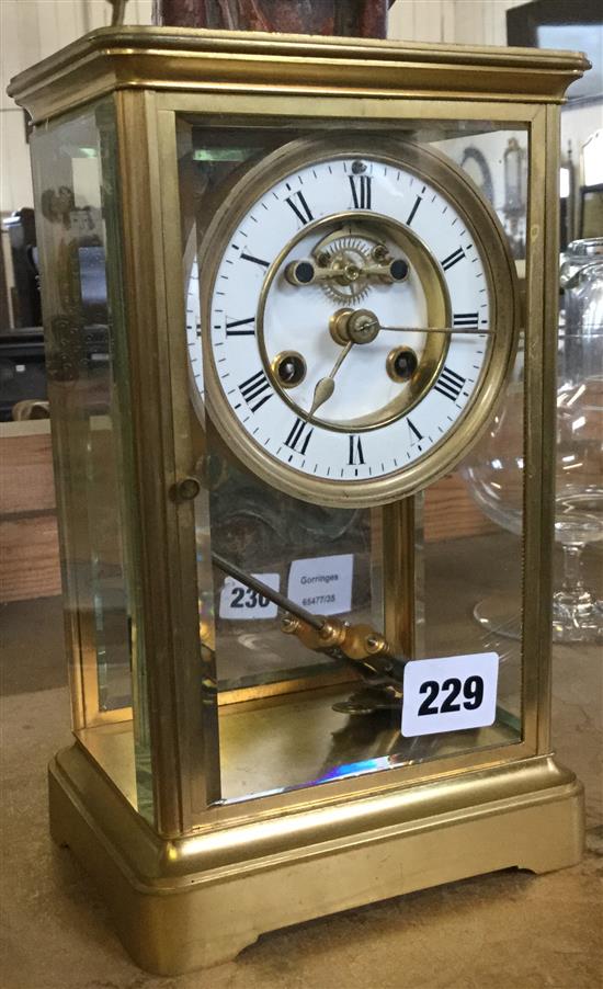 4 glass French clock